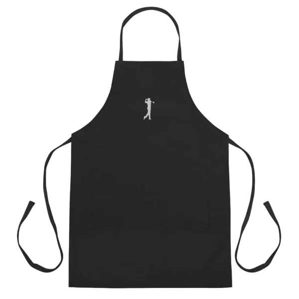 BLACK GOLF CLUB Embroidered Apron